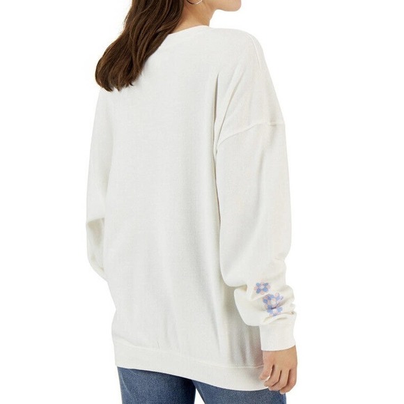 Grayson Threads Women’s Cotton Blend Soft Sweatshirt Crewneck NWT XL WHITE - Picture 2 of 8